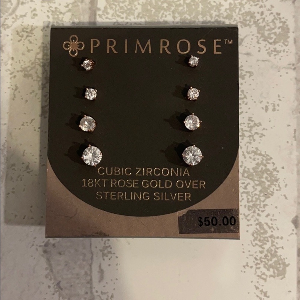 Primrose 18k Rose Gold Plated Earrings